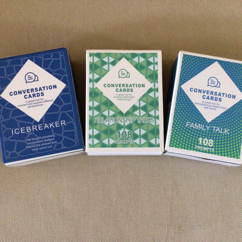 Conversation Cards - Set of 3